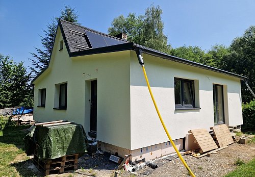 Realizace zateplení a fasády rodinného domu Baška