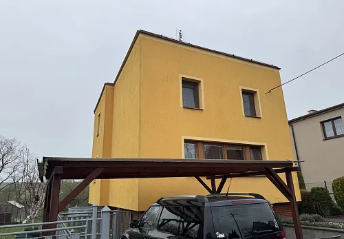 Realizace fasády rodinného domu Klimkovice