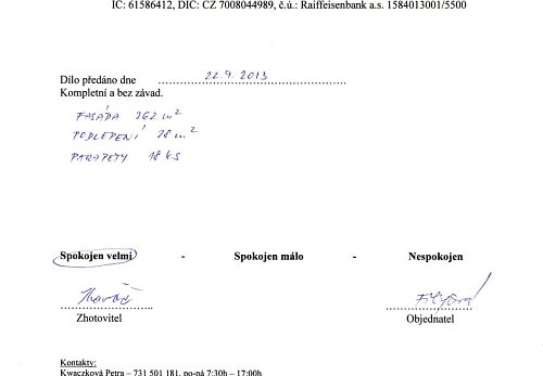 Zateplení rodinného domu Skalice
