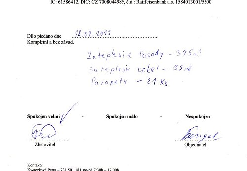 Zateplení rodinného domu Píšť (okr. Opava)
