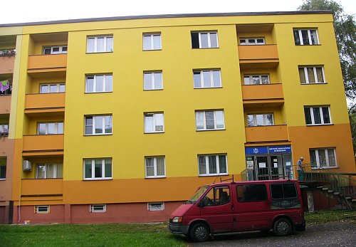 Zateplení bytového domu Orlová-Lutyně  - bytový dům