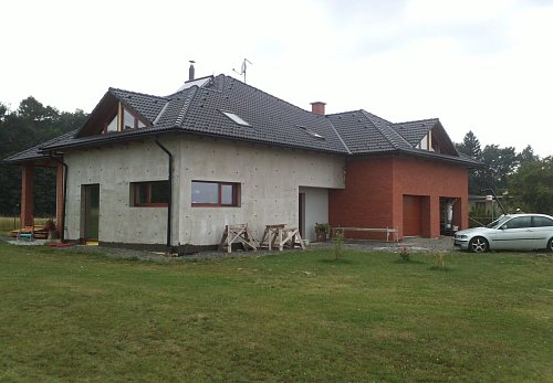 rodinného domu Třanovice - novostavba rok 2013