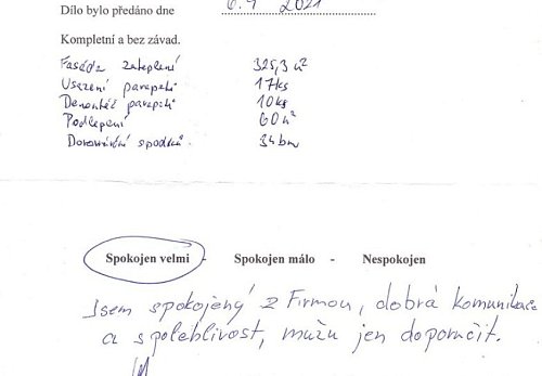 Zateplení rodinného domu Lučina