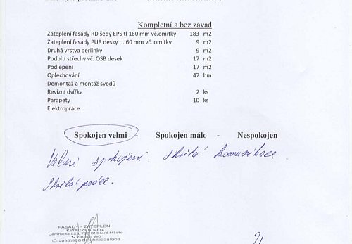 Zateplení rodinného domu Dolní Suchá