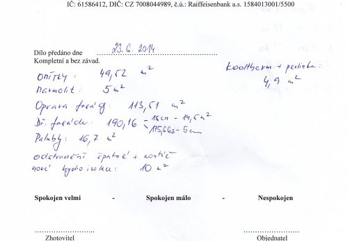 Zateplení rodinného domu Horní Suchá zateplení na rošt