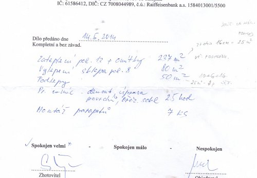 Zateplení rodinného domu Paskov