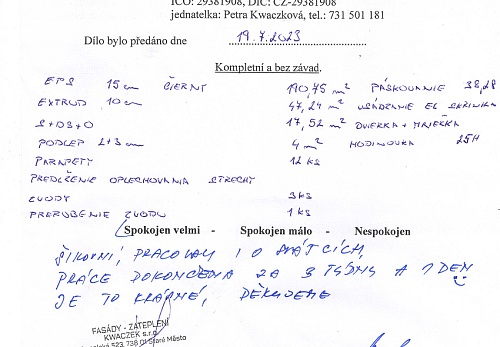 Zateplení rodinného domu Frýdek-Místek