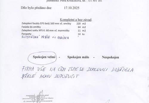 Zateplení rodinného domu Kunčice pod Ondřejníkem