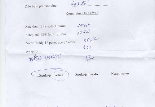 Zateplení rodinného domu Václavovice