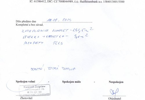 Zateplení rodinného domu Frýdek-Místek