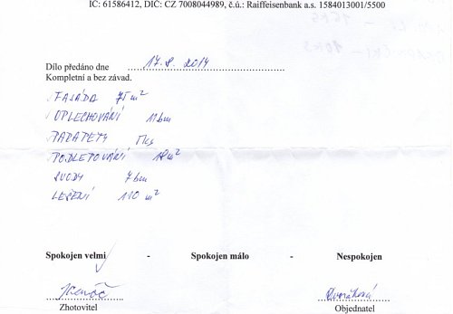 Zateplení rodinného domu Raškovice