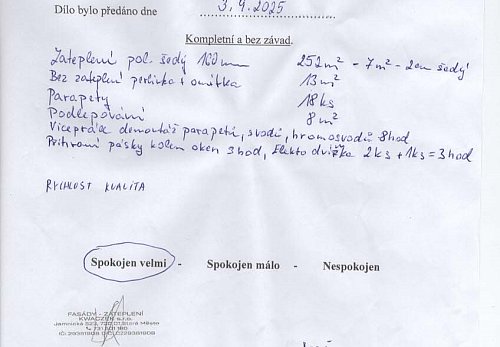 Zateplení rodinného domu Vyšní Lhoty