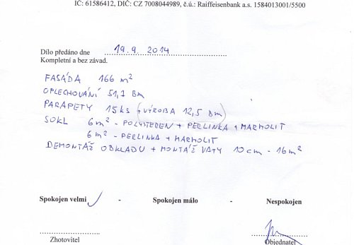 Zateplení rodinného domu Morávka