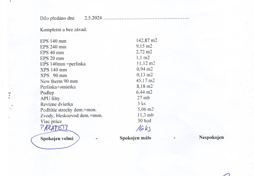 Zateplení rodinného domu Střítež