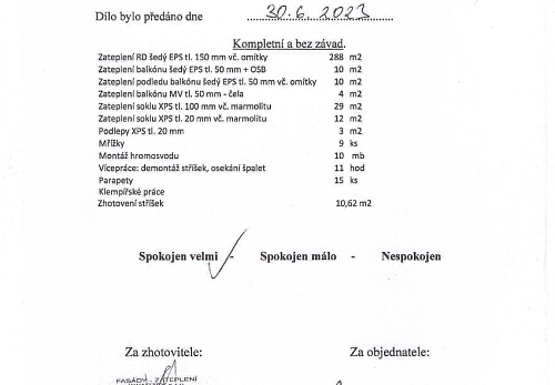 Zateplení rodinného domu Staré Město u Frýdku-Místku