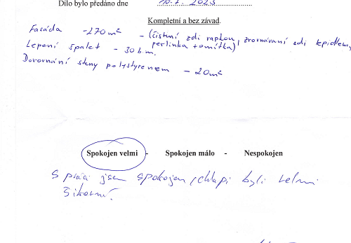 Zateplení rodinného domu Krásné Pole