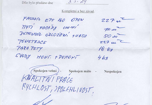 Zateplení rodinného domu Kyjovice