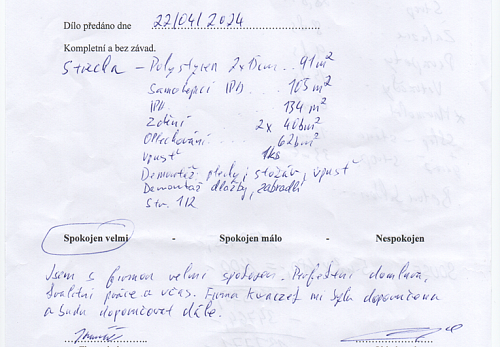 Zateplení rodinného domu Nový Jičín