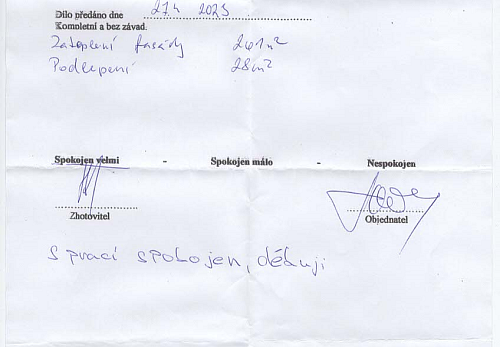 Zateplení rodinného domu Sviadnov