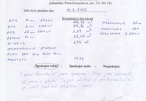 Zateplení rodinného domu Frýdlant nad Ostravicí