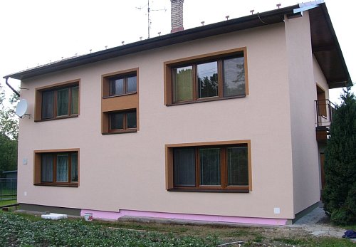 Zateplení rodinného domu Komorní Lhotka