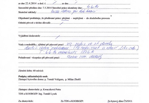 Zateplení bytového domu BYTOVÝ DŮM - F-M, Lískovec