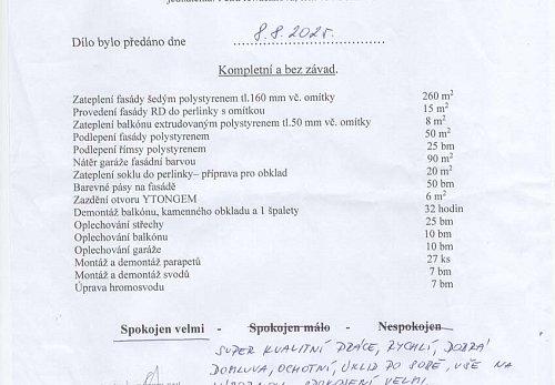 Zateplení rodinného domu Albrechtice u Českého Těšína