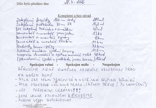 Zateplení rodinného domu Prostřední Suchá