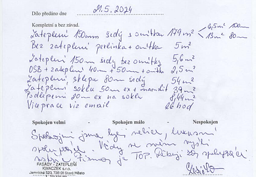 Zateplení rodinného domu Orlová - Lutyně