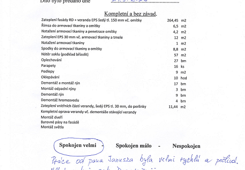 Zateplení rodinného domu Dolní Lutyně