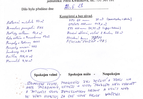 Zateplení rodinného domu Šenov