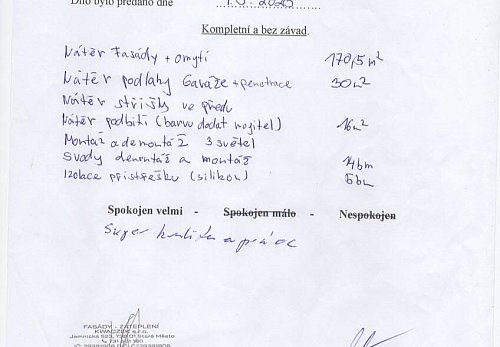 Zateplení rodinného domu Skřečoň