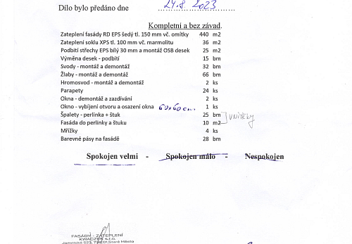 Zateplení rodinného domu Vratimov