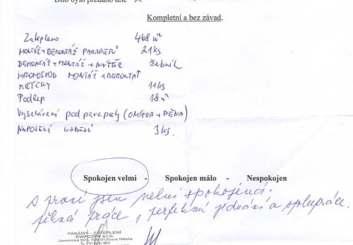 Zateplení rodinného domu Brušperk