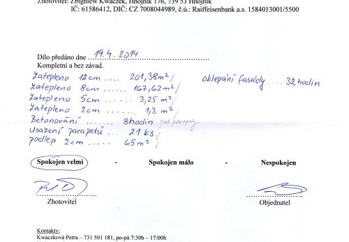 Zateplení rodinného domu Ostrava - Nová Bělá