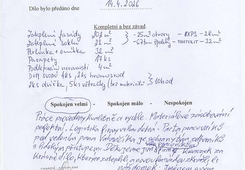 Zateplení rodinného domu Dolní Těrlicko