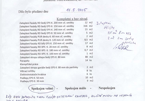 Zateplení rodinného domu Frýdek-Místek