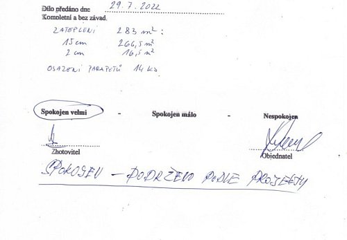 Zateplení rodinného domu Lučina