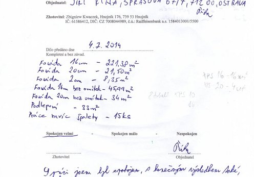Zateplení rodinného domu Ostrava - Muglinov