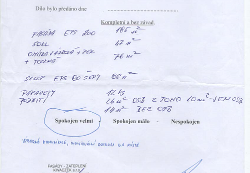 Zateplení rodinného domu Horní Suchá