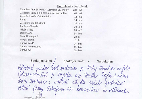 Zateplení rodinného domu Bohumín