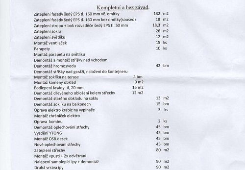 Zateplení rodinného domu Havířov - Bludovice