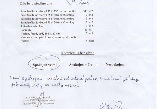 Zateplení rodinného domu Vřesina