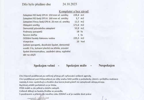 Zateplení rodinného domu Ostrava - Zábřeh