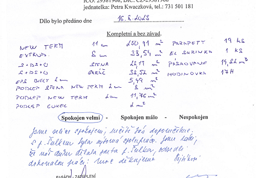 Zateplení rodinného domu Dobrá