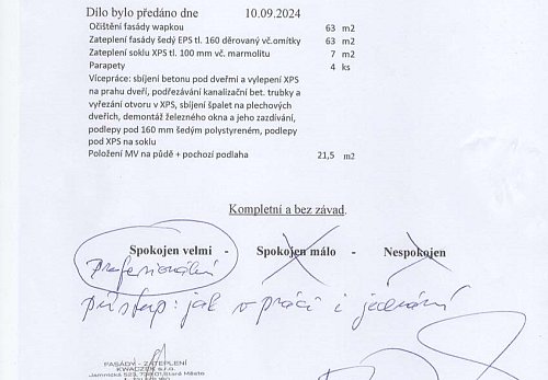 Zateplení rodinného domu Těrlicko