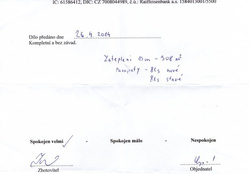 Zateplení rodinného domu Velká Polom