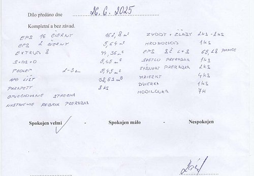 Zateplení rodinného domu Baška