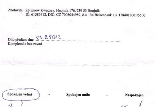 Zateplení rodinného domu Dobrá u Frýdku-Místku
