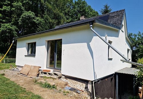 Realizace zateplení a fasády rodinného domu Baška